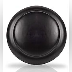 9 PIECE BLACK ROUND KITCHEN CABINET KNOBS